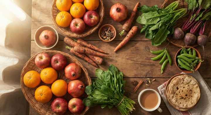 Seasonal Fruits in Winter India – What to Eat, Comfort Vegetables & Simple Homemade Ideas