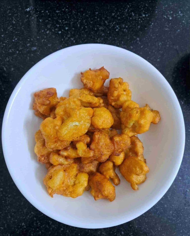 crispy gobi 65 Recipe without maida made with cauliflower florets