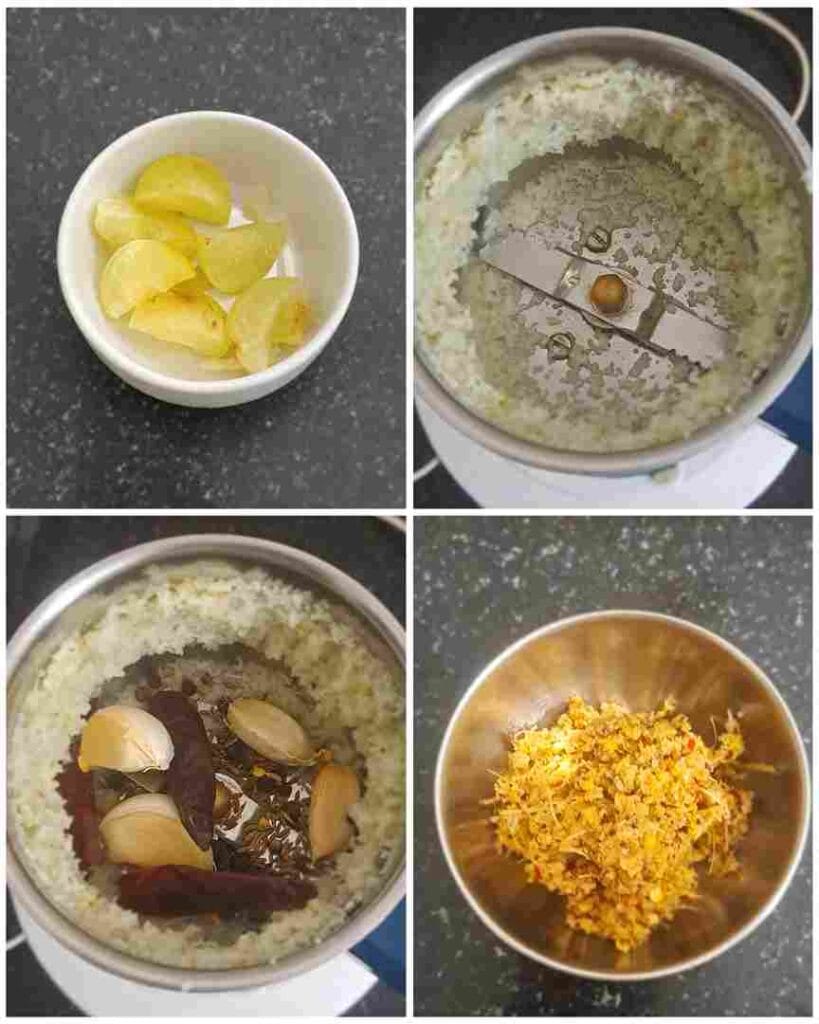 Step-by-step preparation of nellikai rasam masala using fresh amla and spices