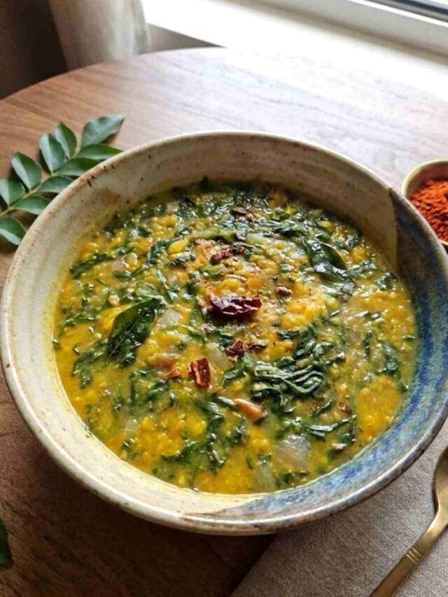 Vendhaya Keerai Paruppu Kootu | Healthy South Indian Curry