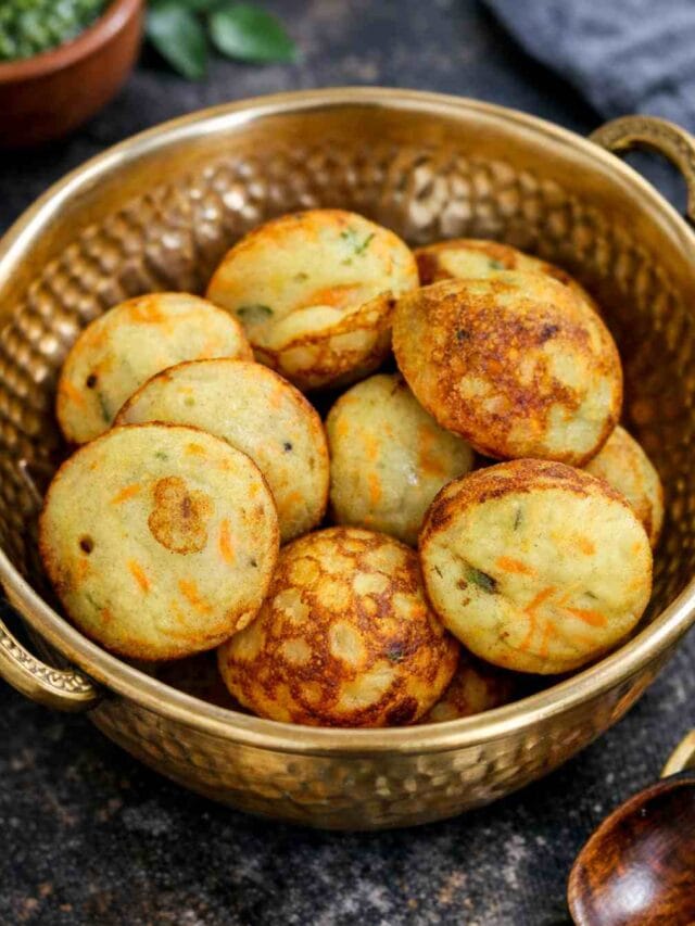 Leftover Dosa Batter? Make Crispy Kara Paniyaram in 10 Minutes