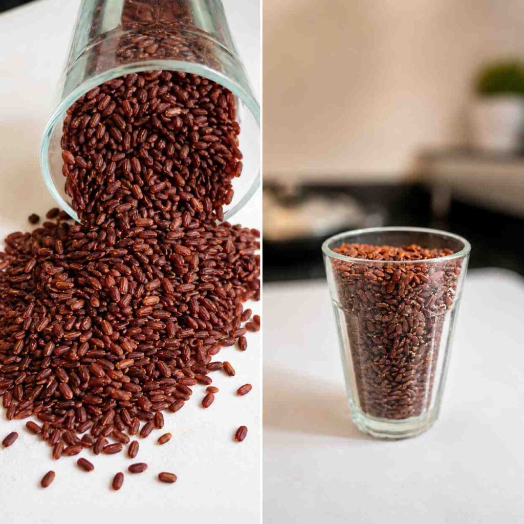 Native Kullakar rice used for making traditional homemade kanji powder